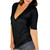 Deep V Black Denim T-Shirt Deep V Black Denim T-Shirt