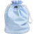 FOXERS Light Blue Dot Cinch Top Bag | Gift Bag / Purse FOXERS Light Blue Dot Cinch Top Bag | Gift Bag / Purse
