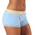 Light Blue Boxer Brief with sand FOXERS Logo Band (FXBB-0463L
