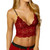 Cranberry Cropped Lace Top | Masquerade Straps