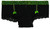 Black Boyshort with Leopard Envy Band Black Boyshort with Leopard Envy Band