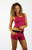 Boxer brief for women in color dark rose