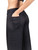 Black Denim Stretch Knit Lounge Pants