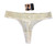 Back view Foxers Ivory Thong
