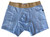 MSBBPN-0463L Men's Lt blue Boxer briefs with Sand Foxers Logo Band no snap MSBBPN-0463L Men's Lt blue Boxer briefs with Sand Foxers Logo Band no snap