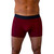 Dark Red mens boxer briefs with side pockets Dark Red mens boxer briefs with side pockets