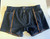 Foxers black long leg boxer briefs NEW with pockets. 