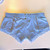 LT BLUE FOXERS BOXER BRIEFS WITH POCKETS AND BRONZE ACCENTS