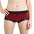 Cranberry Boyshort with Midnight Rose Waistband