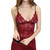 Cranberry Hip Length Chemise Negligee