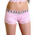 Pink Lace Boxers with Pink Brown Striped Waistband