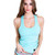 Aqua Racer Back Bra Tank Top Aqua Racer Back Bra Tank Top