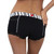 Black Boxer Brief with white FOXERS band Black Pearls Black Boxer Brief with white FOXERS band Black Pearls
