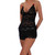 Black Lace Hip Length Camisole (Black Pearl Straps)