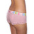 Pastel Stripe over Pink Boyshort