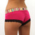 Aqua Rose over Fuchsia Boyshort Aqua Rose over Fuchsia Boyshort