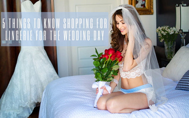 5 Things to Know Shopping for Lingerie for the Wedding Day