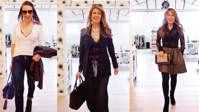 Styling Lingerie as Outerwear Ft. Mel Boteri Leather Handbags