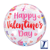 22 inch Bubble Balloon featuring an Everything Valentines design.