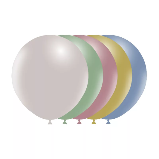 18 inch Vintage latex balloons in assorted colours.