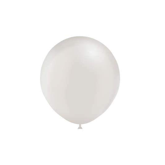 18 inch round latex balloons in Vintage Dune.