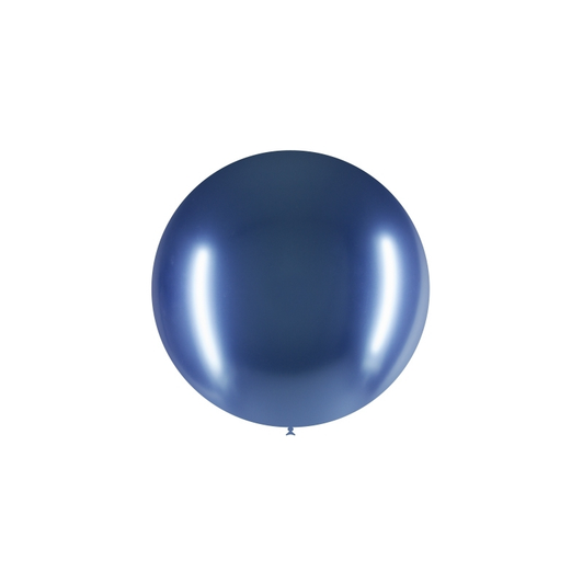 23 inch Brilliant round latex balloon in Blue.