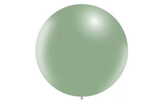 23 inch round latex balloon in Vintage Green.