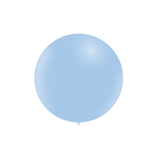 36 inch round latex balloons in Matte Blue.