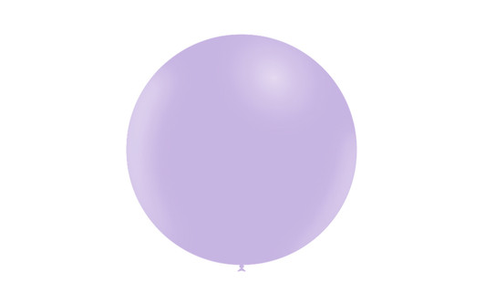36 inch round latex balloon in Matte Lavender.