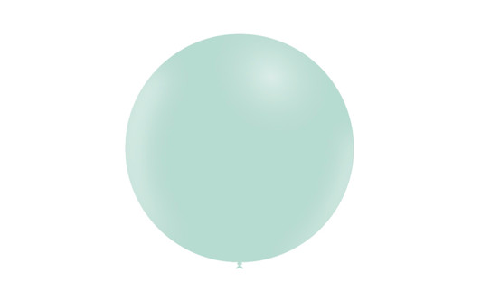 36 inch round latex balloon in Matte Green.