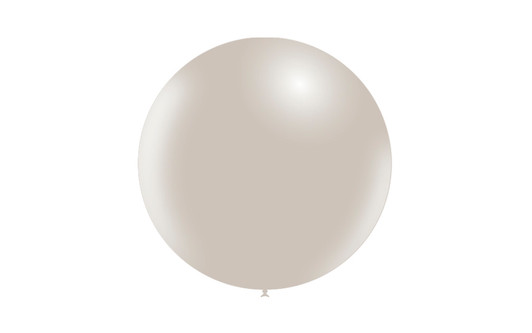 36 inch round latex balloon in Vintage Dune.