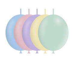 6 inch Decolink latex balloons in assorted Matte colours.
