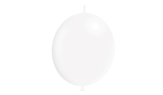 12 inch Decolink latex balloons in Crystal Transparent.