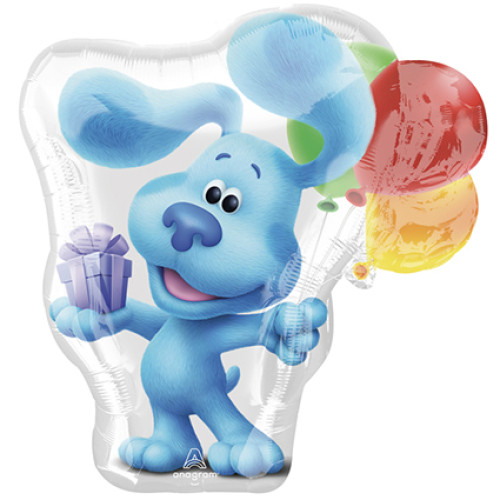25 inch foil balloon featuring Blue from Blue's Clues.