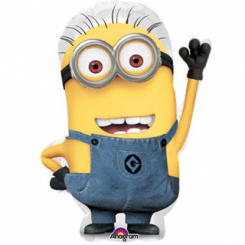 14 inch MiniFoil balloon featuring a Despicable Me Minion character.
