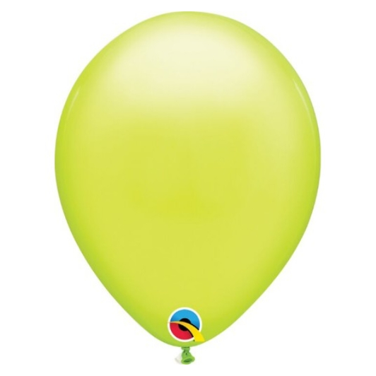 Fashion Chartreuse 5 inch round latex balloon.