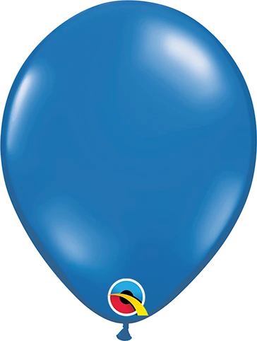 Jewel Sapphire Blue 5 inch round latex balloon.