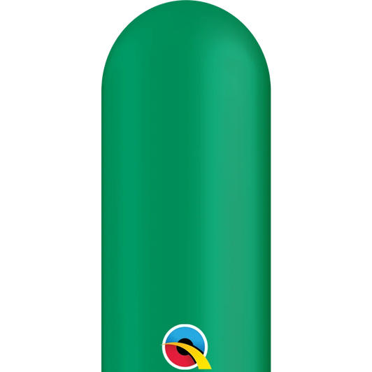 Standard Green 160Q modelling latex balloon.