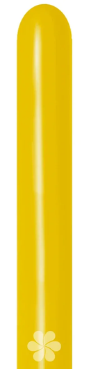 360 modelling latex balloons in Fashion Honey Yellow.