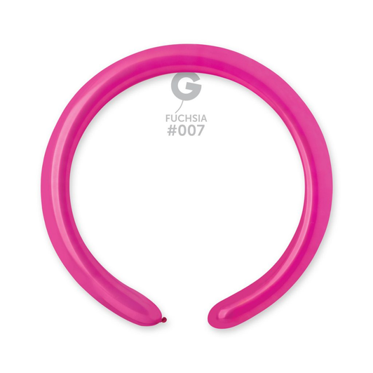 260 modelling latex balloons in Standard Fuchsia.
