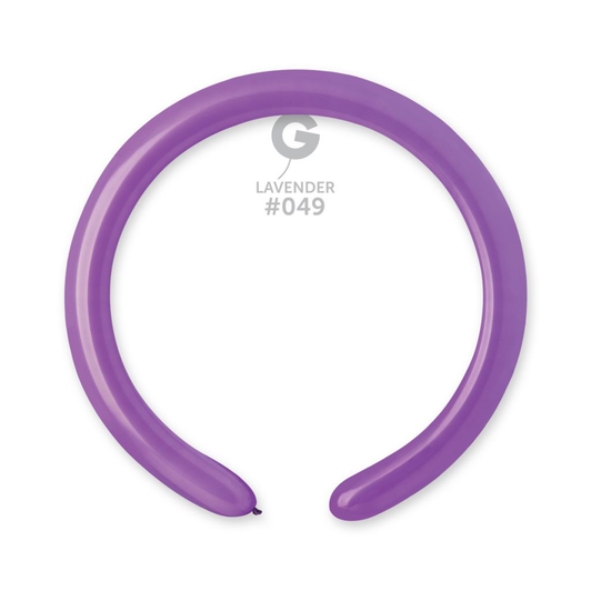 260 modelling latex balloons in Standard Lavender.