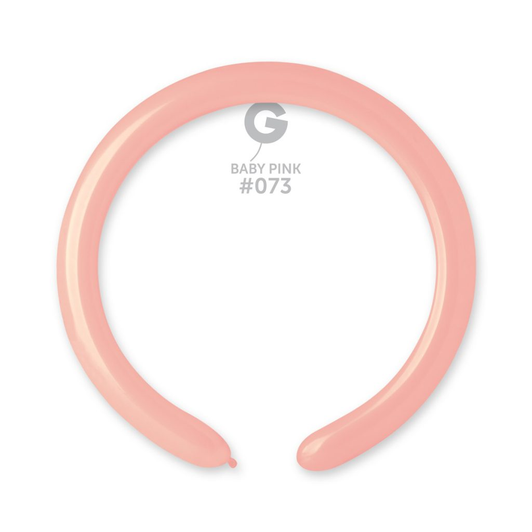 260 modelling latex balloons in Standard Baby Pink.