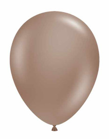 Designer Cocoa 11 inch round latex balloon.