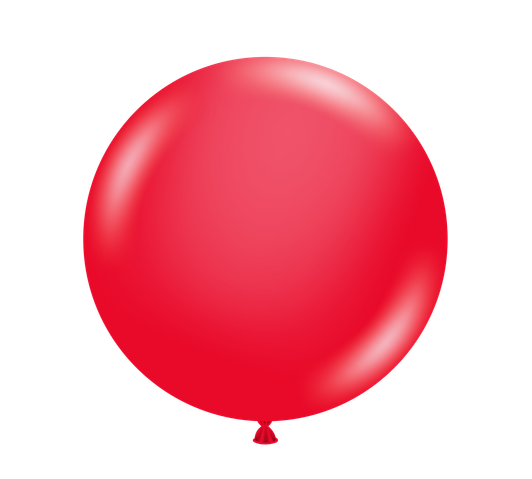 Standard Red 36 inch round latex balloon.