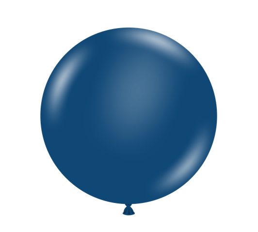 Designer Navy 36 inch round latex balloon.