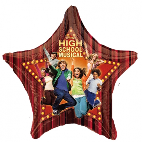 28 inch foil balloon featuring a High School Musical design.