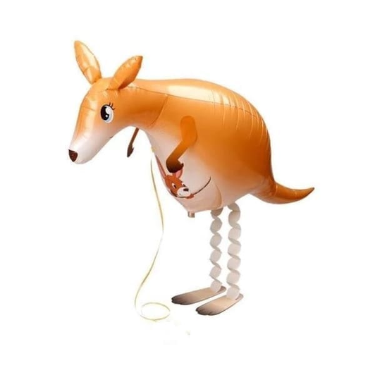 19 inch AirWalker foil balloon featuring a Walking Kangaroo design.