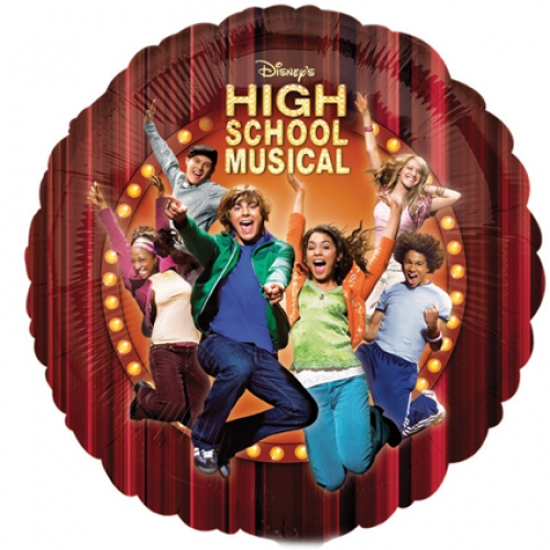 18 inch foil balloon featuring a High School Musical design.