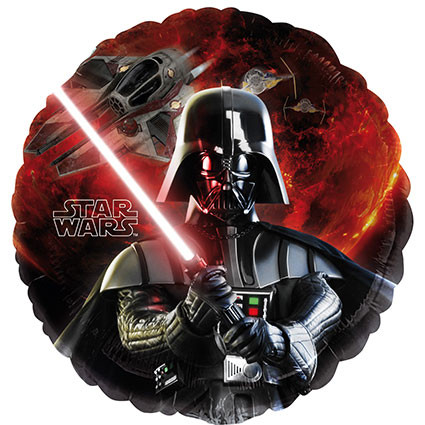 Foil Balloon Star Wars Darth Vader 18 inch - 1 pack
