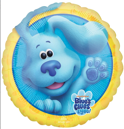 17 inch foil balloon featuring Blue from Blue's Clues.